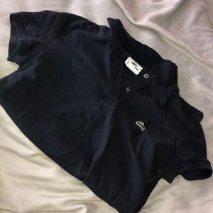 Lacoste Blue button up shirt